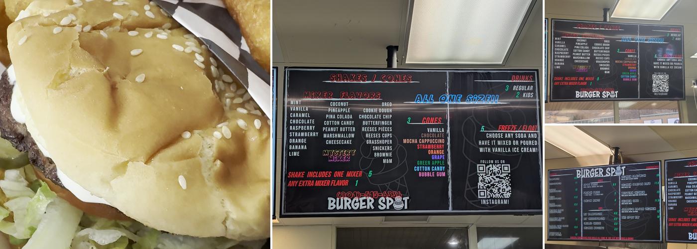 Burger Spot Menu