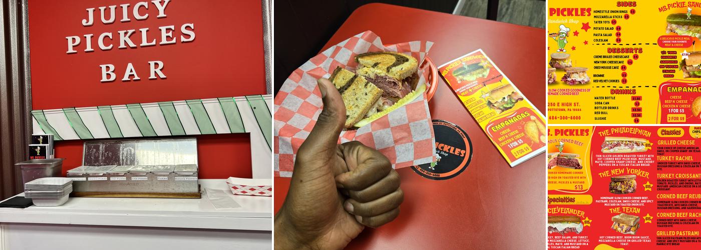 Ms. Pickles Sandwich shop Menu
