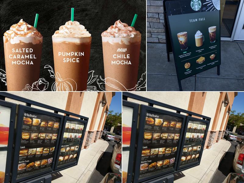 Starbucks Menu