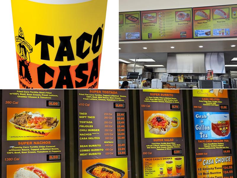 Taco Casa Menu