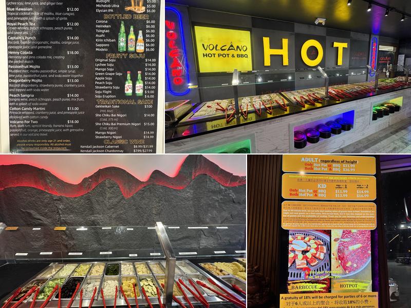 Volcano Hot Pot & BBQ Menu