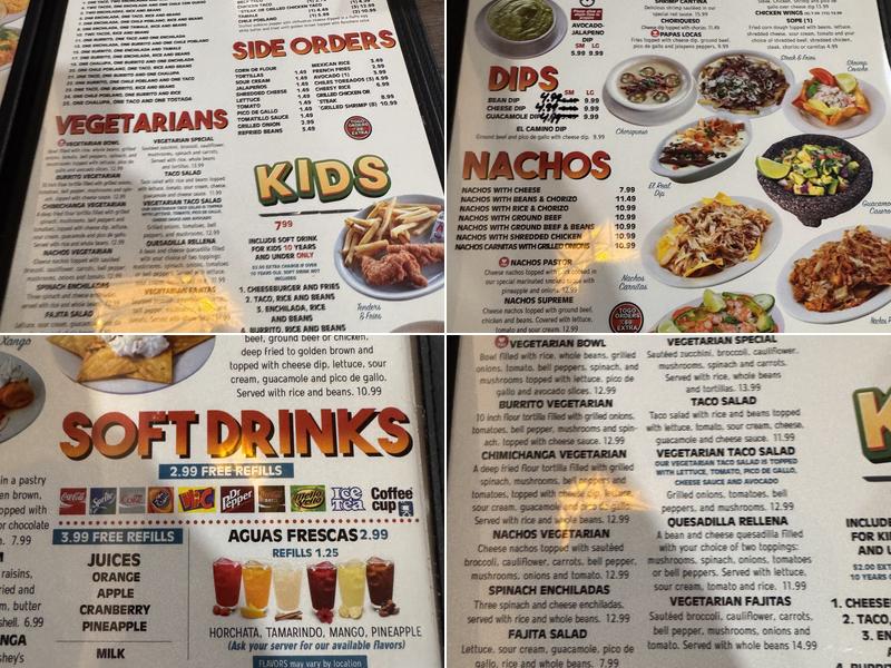 El Jinete - Hixson Menu