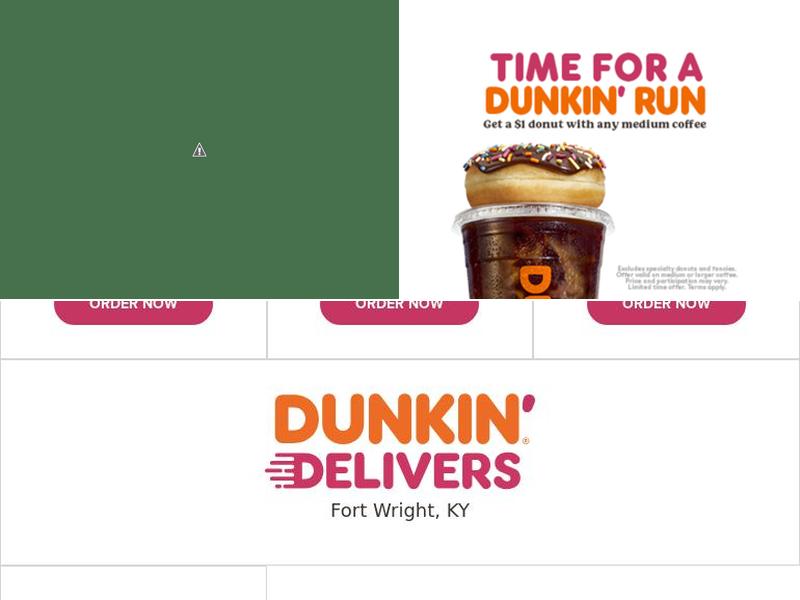 Dunkin' Menu