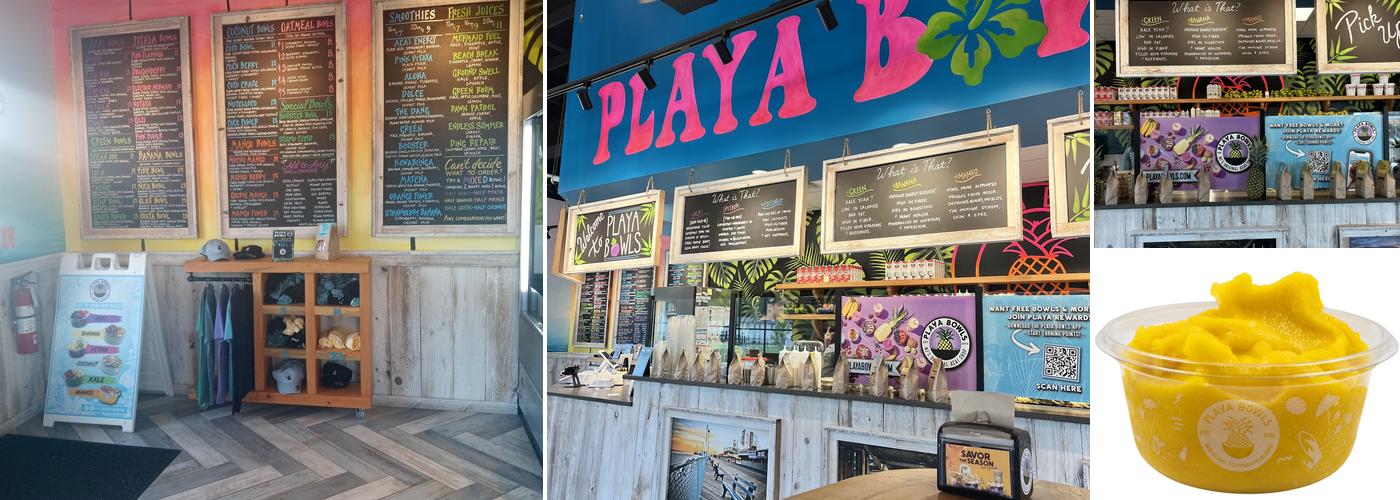 Playa Bowls Menu