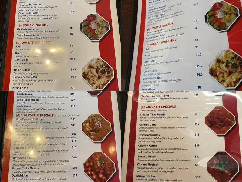 Kathmandu momo house Menu