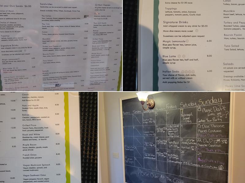 Eclipse Gaming Cafe Menu