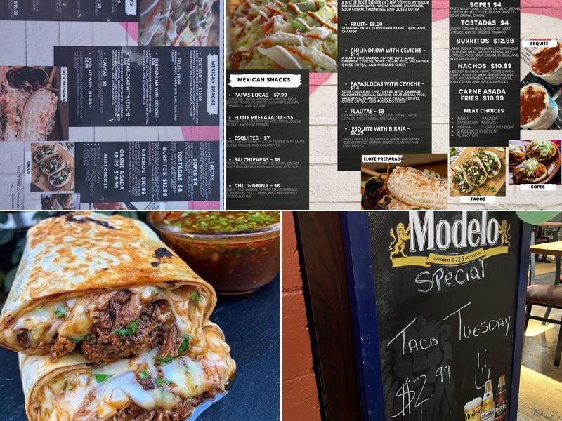 Sofia's Antojitos Menu