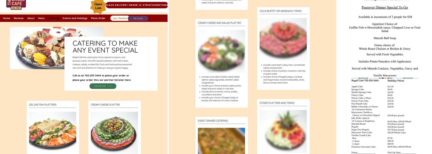 The Bagel Cafe Grill Menu