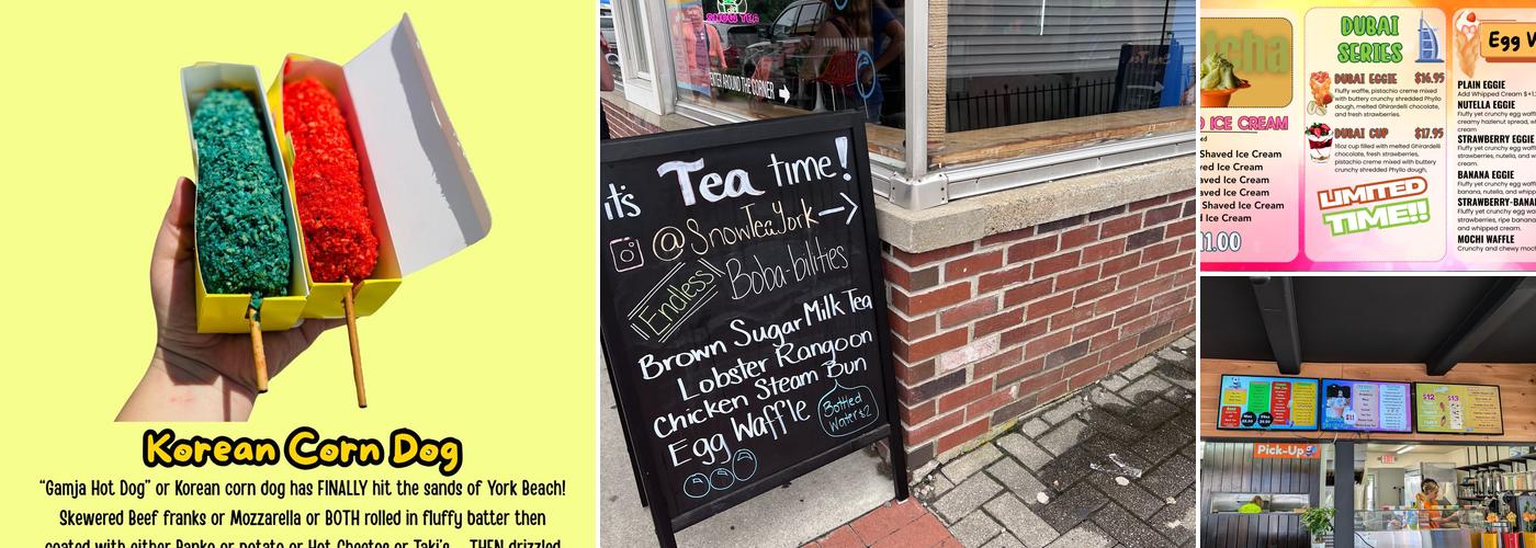 Snow Tea Menu