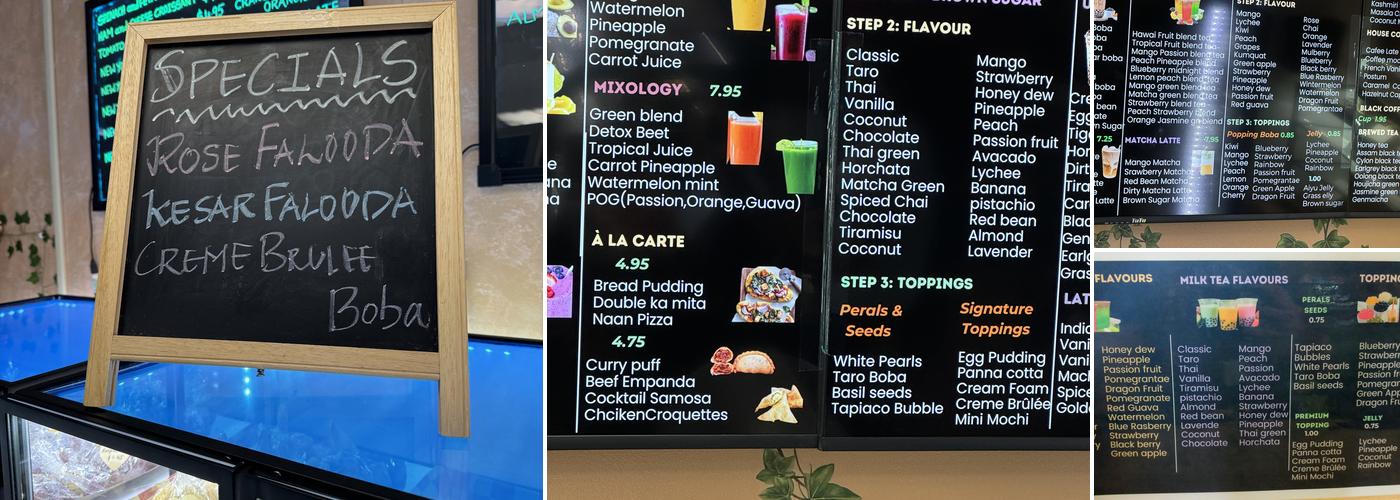 Boba & Beyond Menu