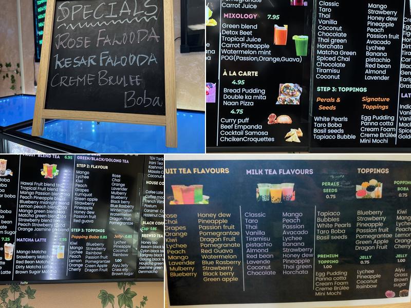 Boba & Beyond Menu