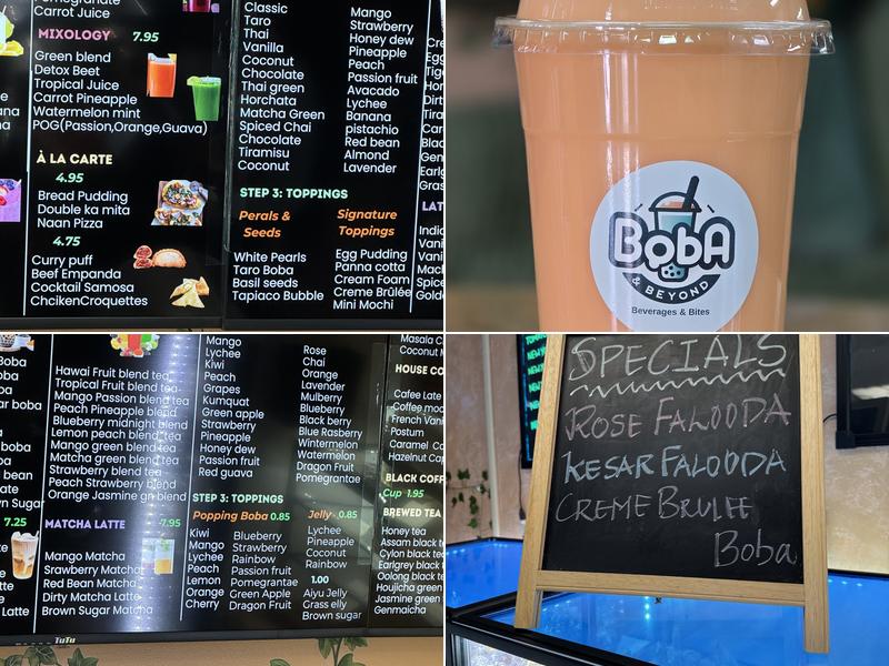 Boba & Beyond Menu