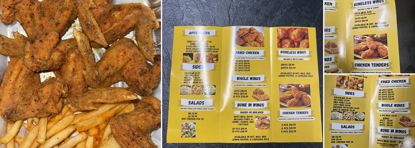 Cho Cho Chicken Menu