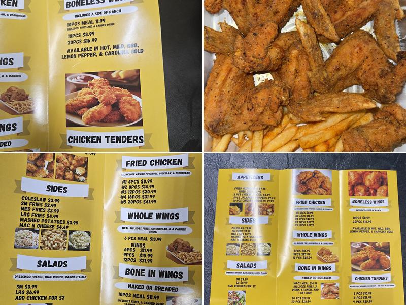 Cho Cho Chicken Menu