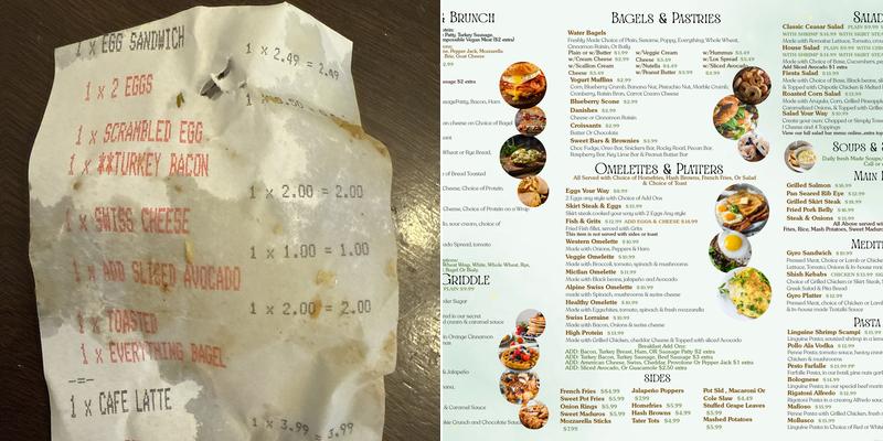 Todosantos Cafe & Grill Menu