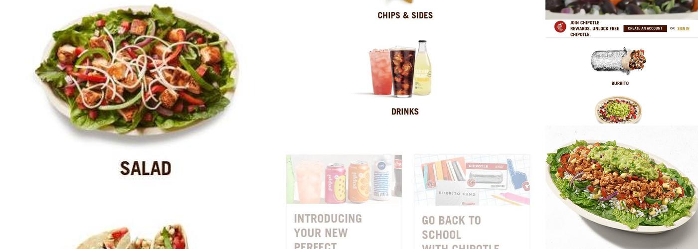 Chipotle Mexican Grill Menu