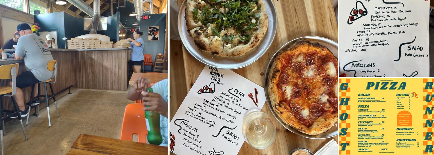 Ghost Runner Pizza Menu
