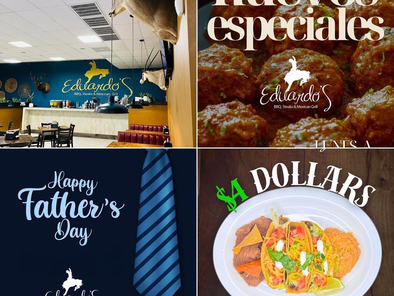 Eduardo's BBQ, Steak & Mexican Grill 101 Floral Blvd, Laredo