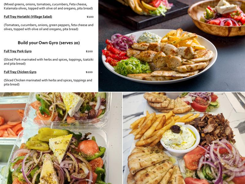 gyro & souvlaki Menu