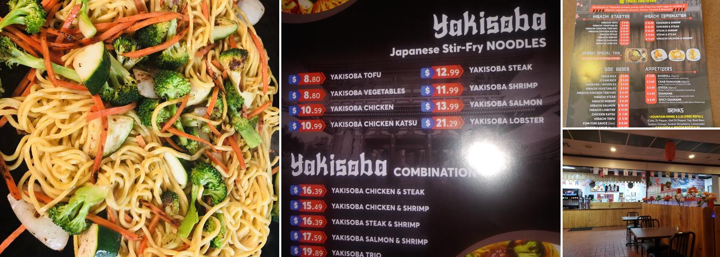 Okidoki Hibachi Express Longview Menu