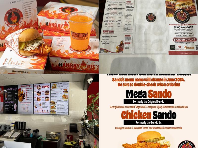 Hangry Joe's Hot Chicken & Wings Menu