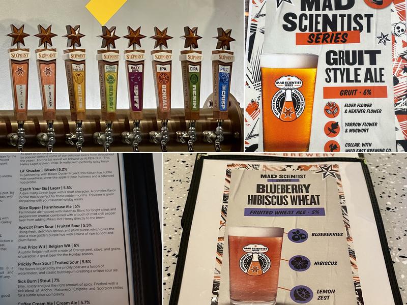 Sixpoint Brewery at Brookfield Place Menu
