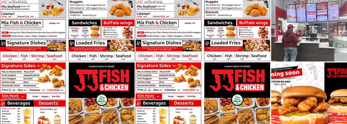 JJ Fish & Chicken Menu