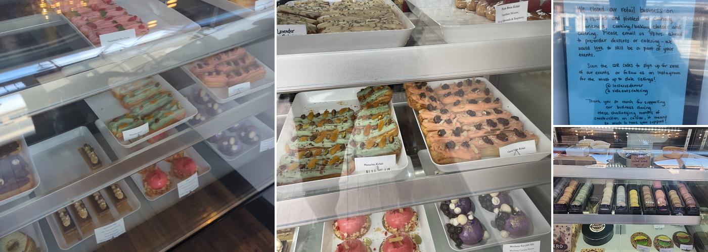 Le Clare's Patisserie Menu