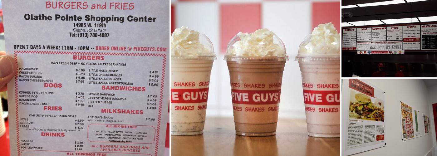 Five Guys Menu