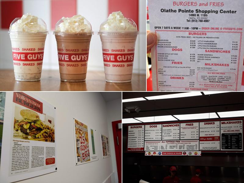 Five Guys Menu
