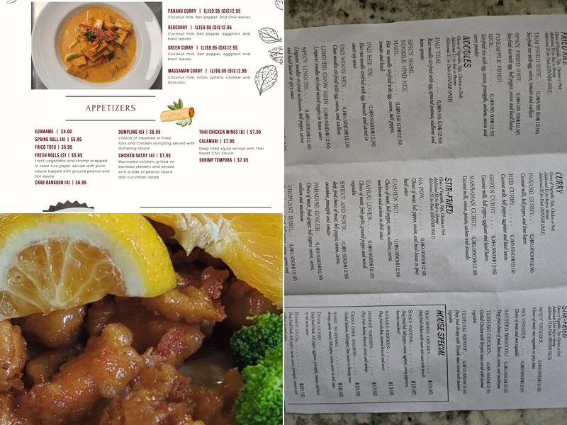 Thai Spice Kitchen Menu
