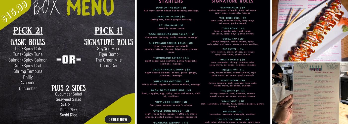 Sushi Vice Menu