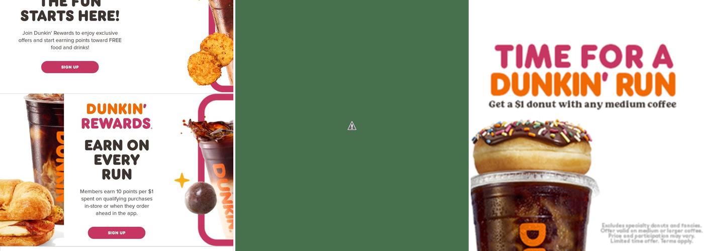 Dunkin' Menu