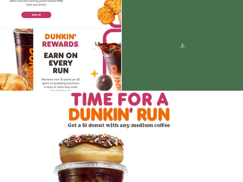 Dunkin' Menu