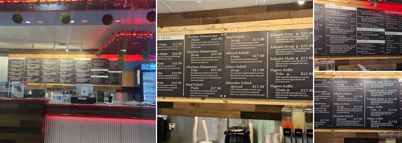 Mediterranean Cuisine Menu