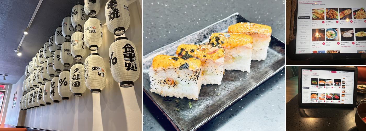 SUSHI% AYCE Menu