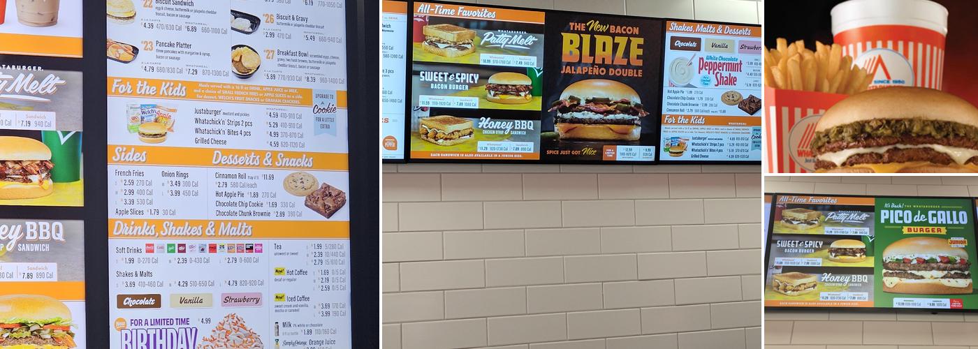 Whataburger Menu