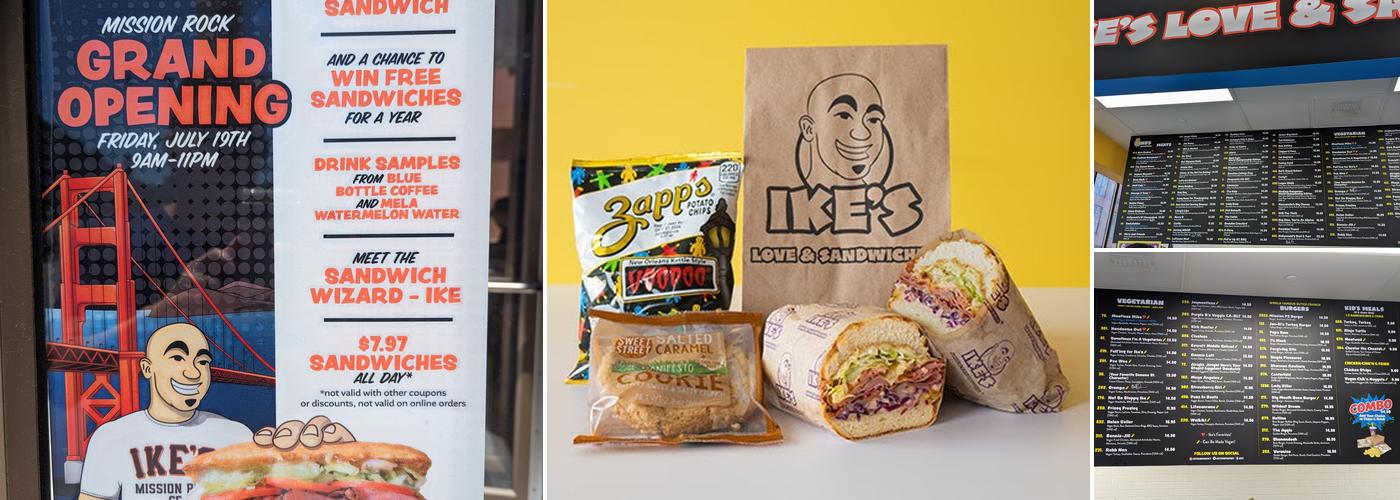 Ike's Love & Sandwiches Menu