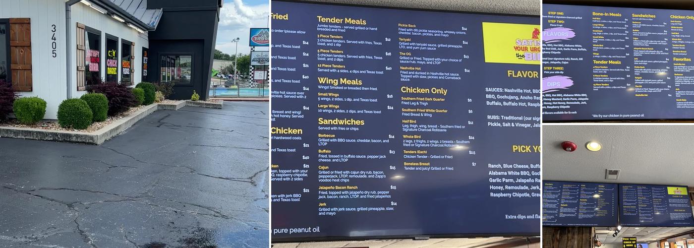 Side Chick Branson Menu