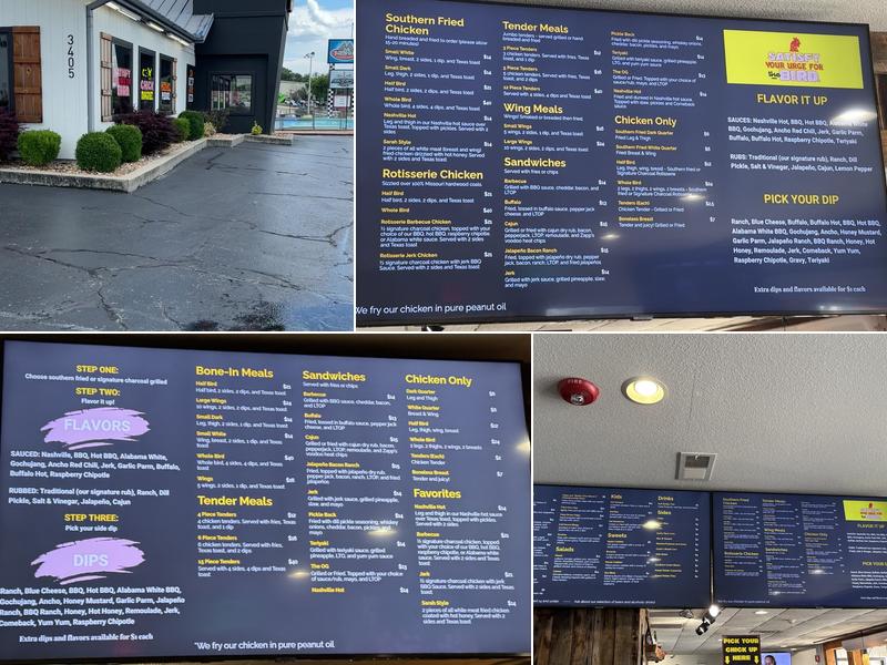 Side Chick Branson Menu