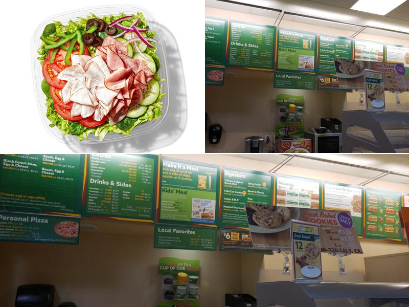 Subway Menu