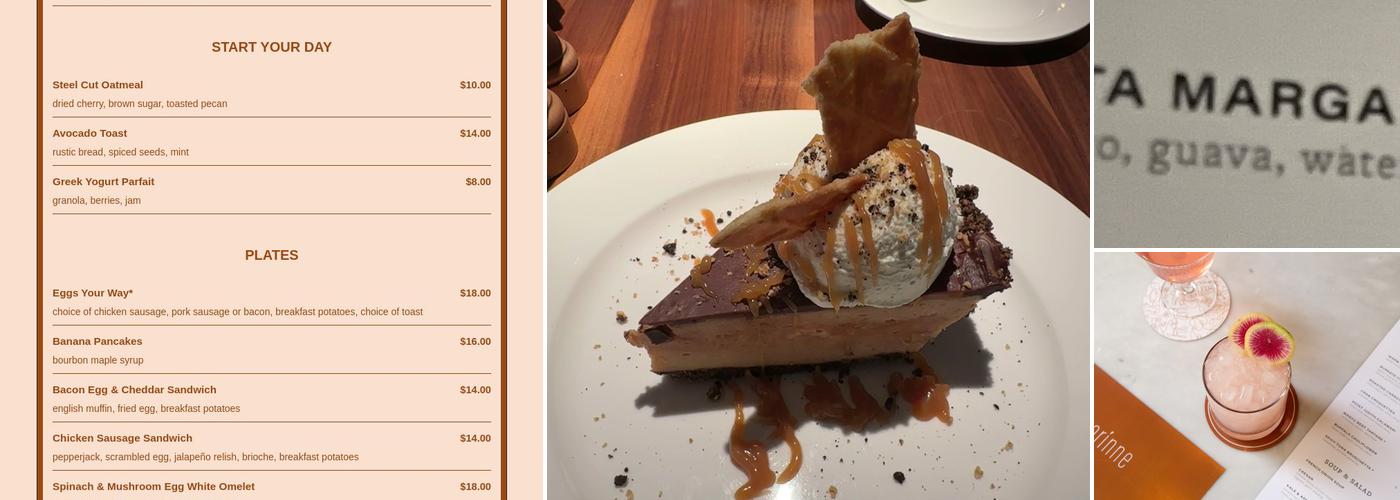 Corinne San Antonio Menu