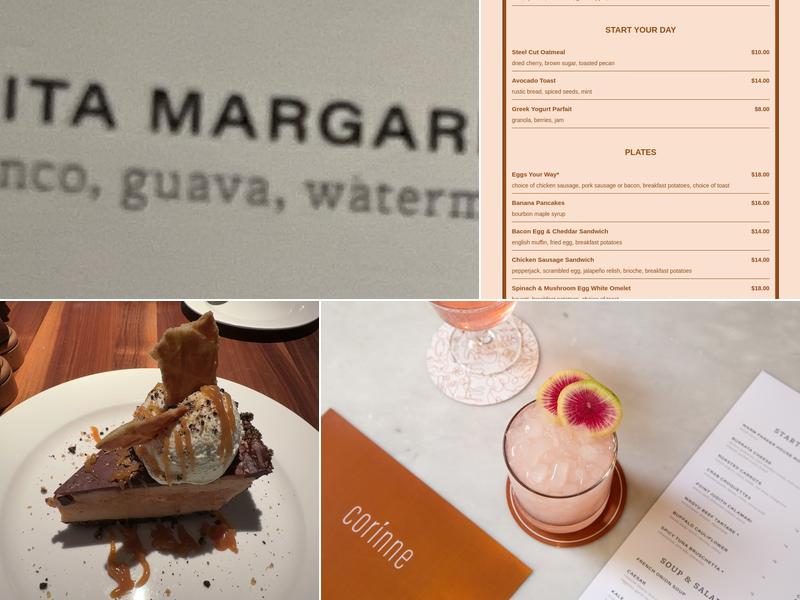Corinne San Antonio Menu