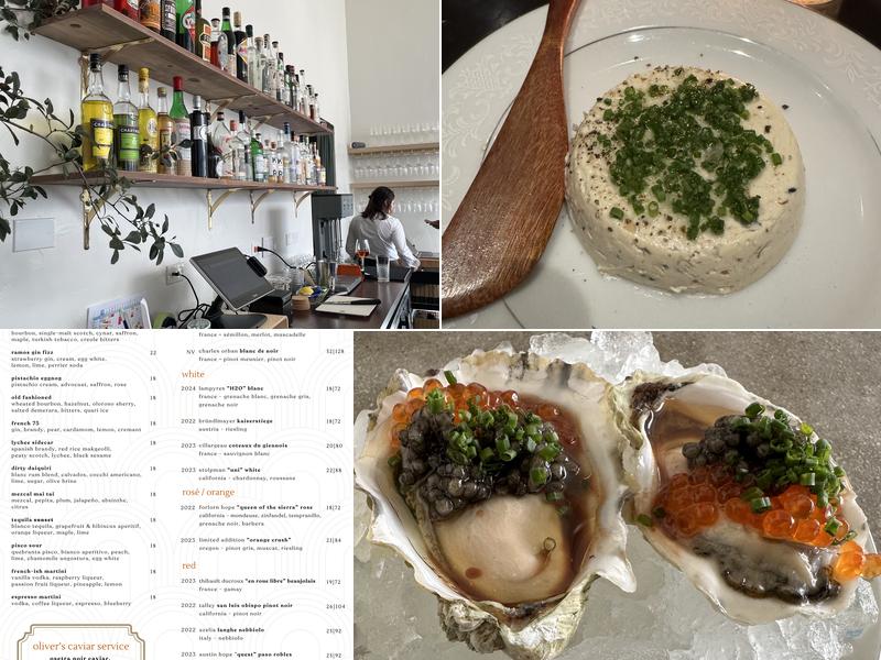 Oliver’s Menu