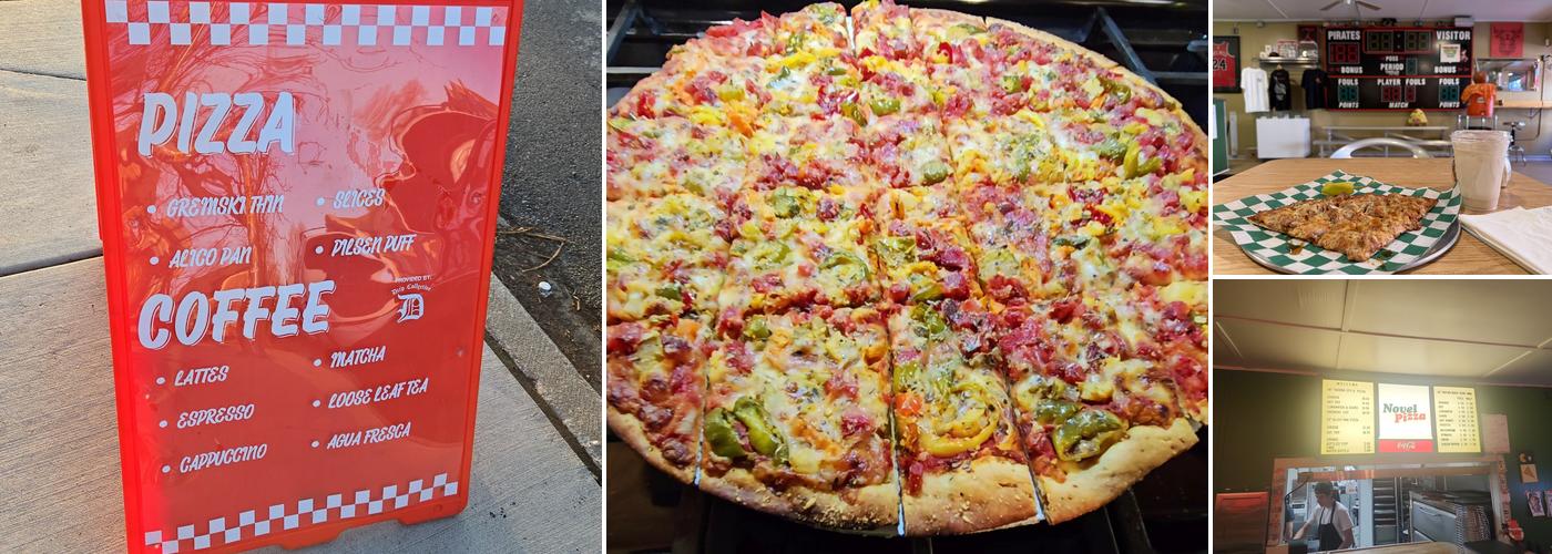 Novel Pizza Cafe Menu