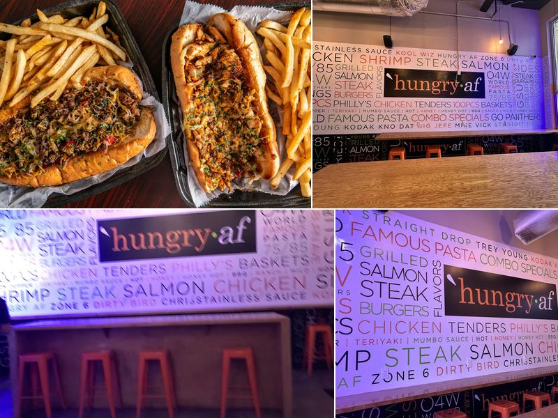 Hungry AF Downtown Menu