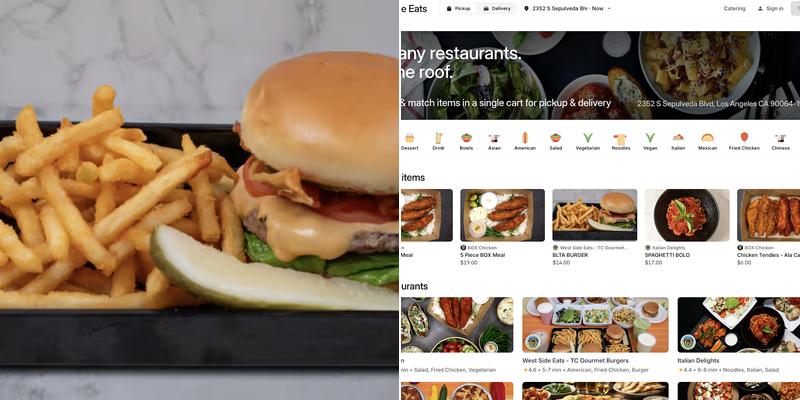 West Side Eats Menu
