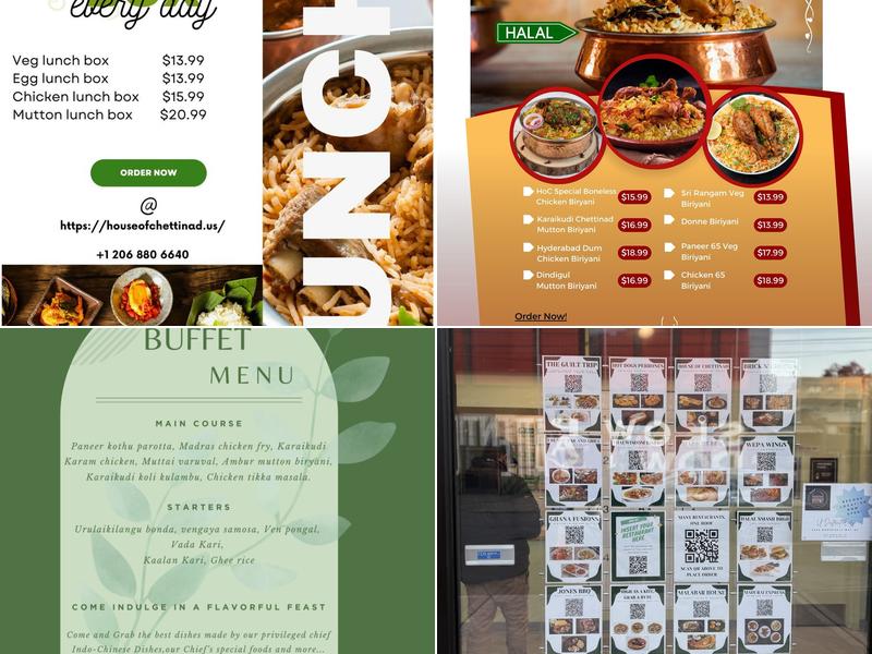 House Of Chettinad Menu