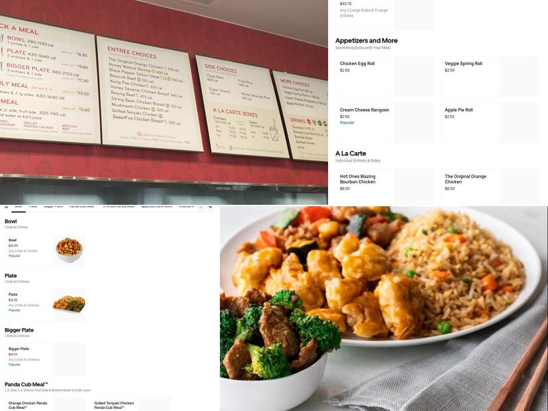 Panda Express Menu