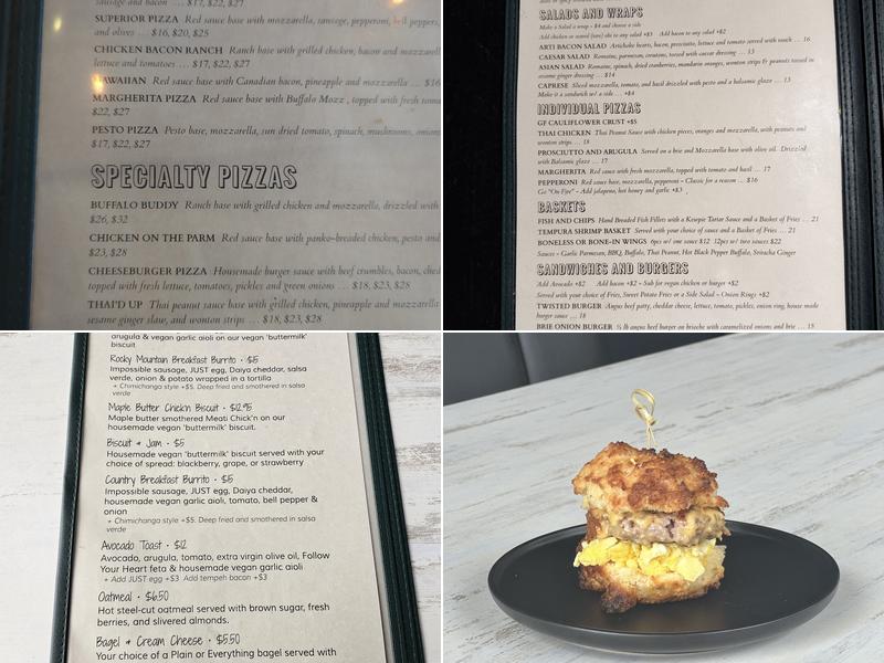 Twisted Root Eagle Menu